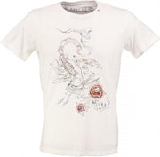 Replay zacht wit t-shirt valt kleiner - Maat S