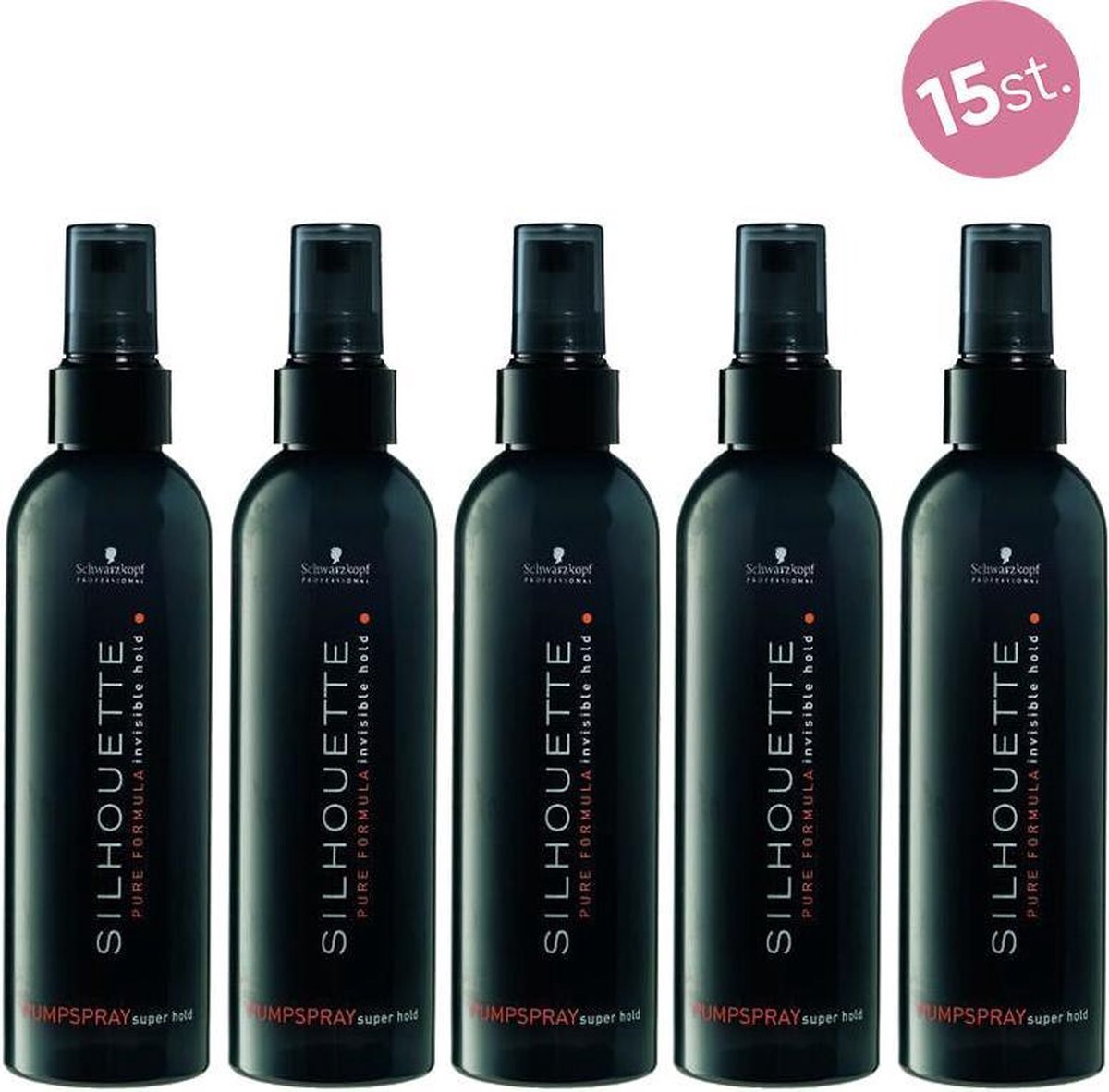 15X Schwarzkopf Silhouette Super Hold Pumpspray 200ml
