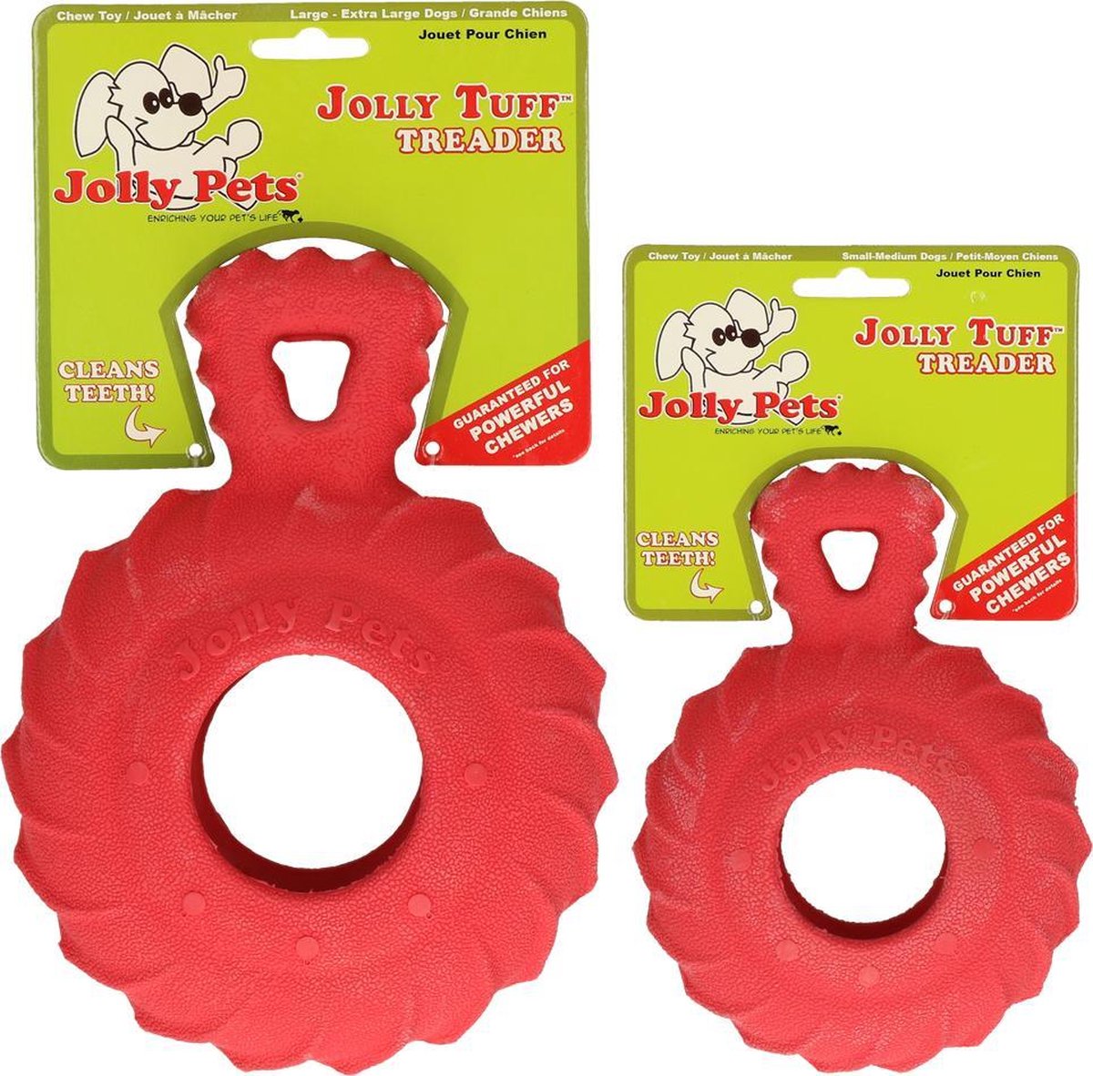 Jolly Tuff Treader Speeltje Hond  15 cm