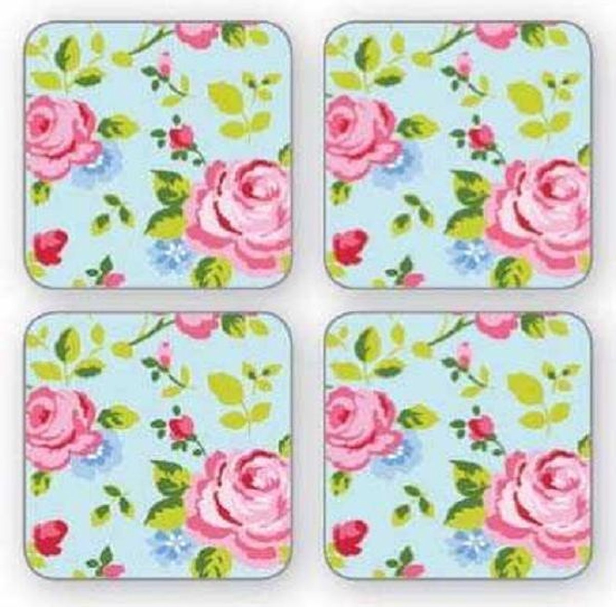 Onderzetters (Per 4st.) Vintage Floral