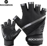 ROCKBROS Gym anti-slip ademende beschermende handschoenen voor fiets en buitensport en bodybuilding voor mannen vrouwen /Gants de protection respirants antidérapants / Gym pour le cyclisme et les sports de plein air la musculation