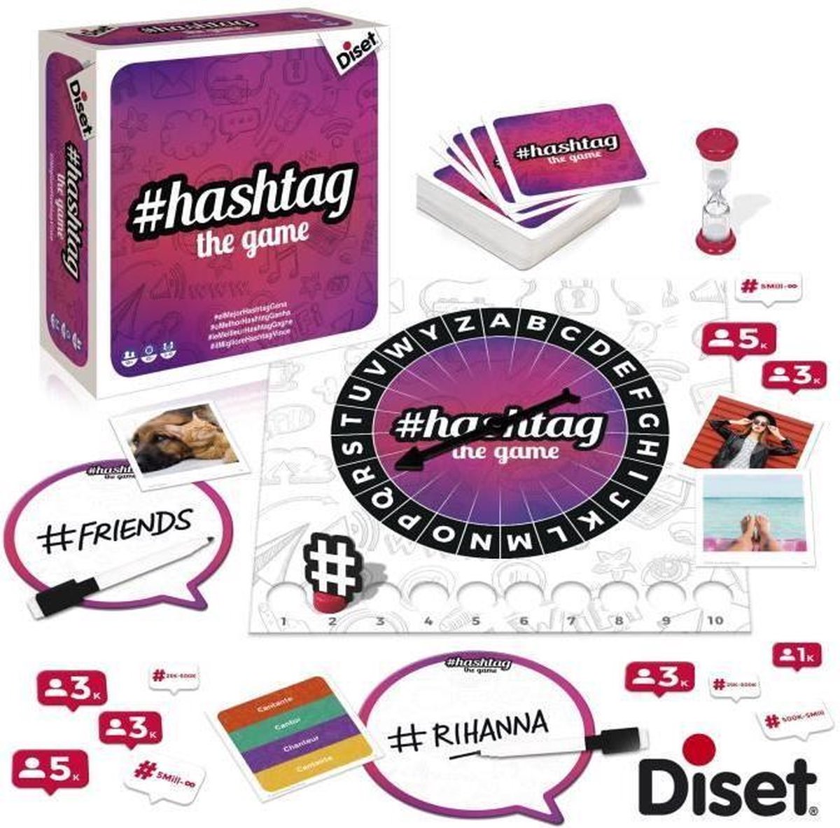 DISET Hashtag het spel
