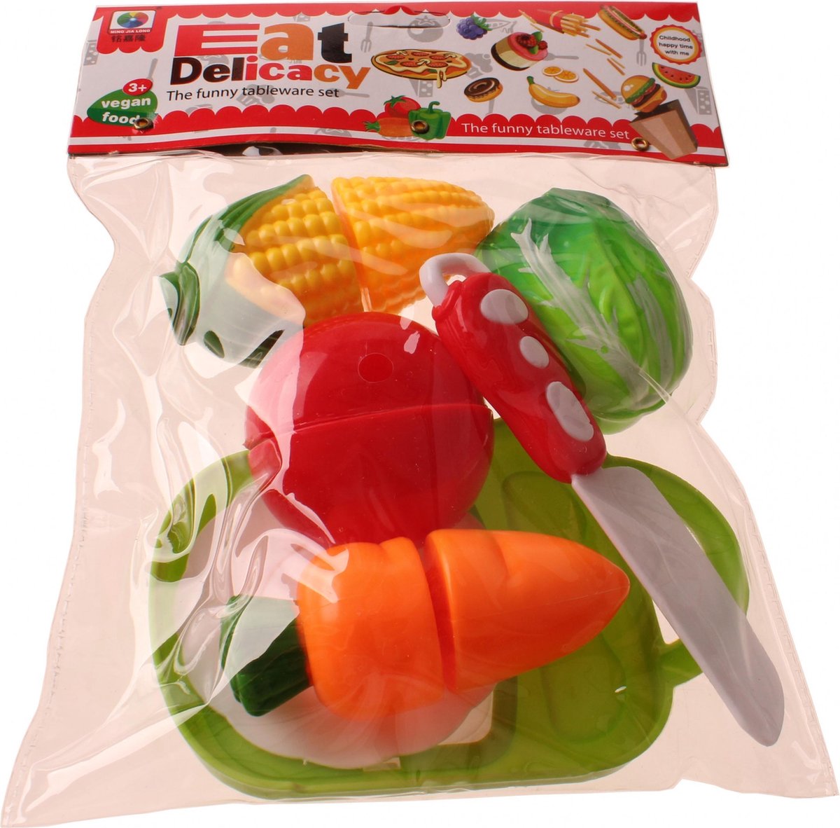 Jonotoys Speelgoedgroenten Eat Delicacy Junior 10-delig