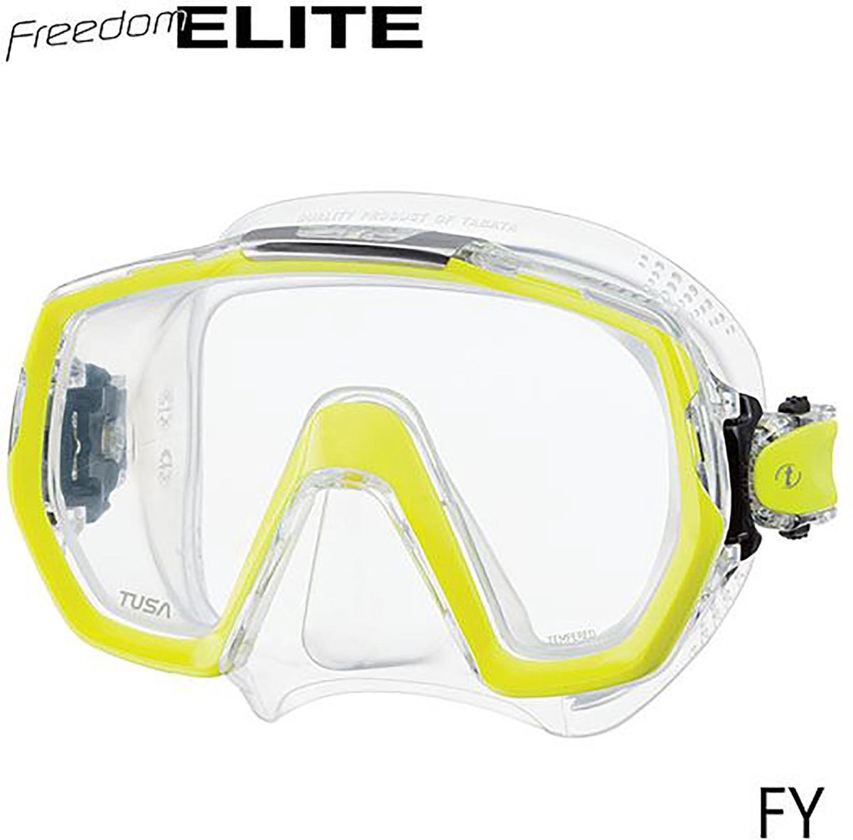 TUSA Freedom Elite duikbril - geel