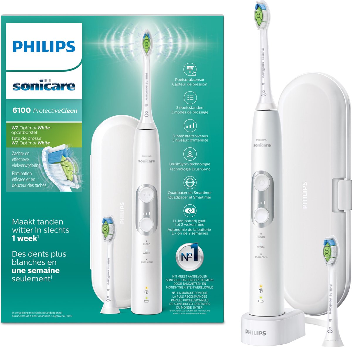 Philips Sonicare ProtectiveClean 6100 HX6877/29  - Elektrische tandenborstel
