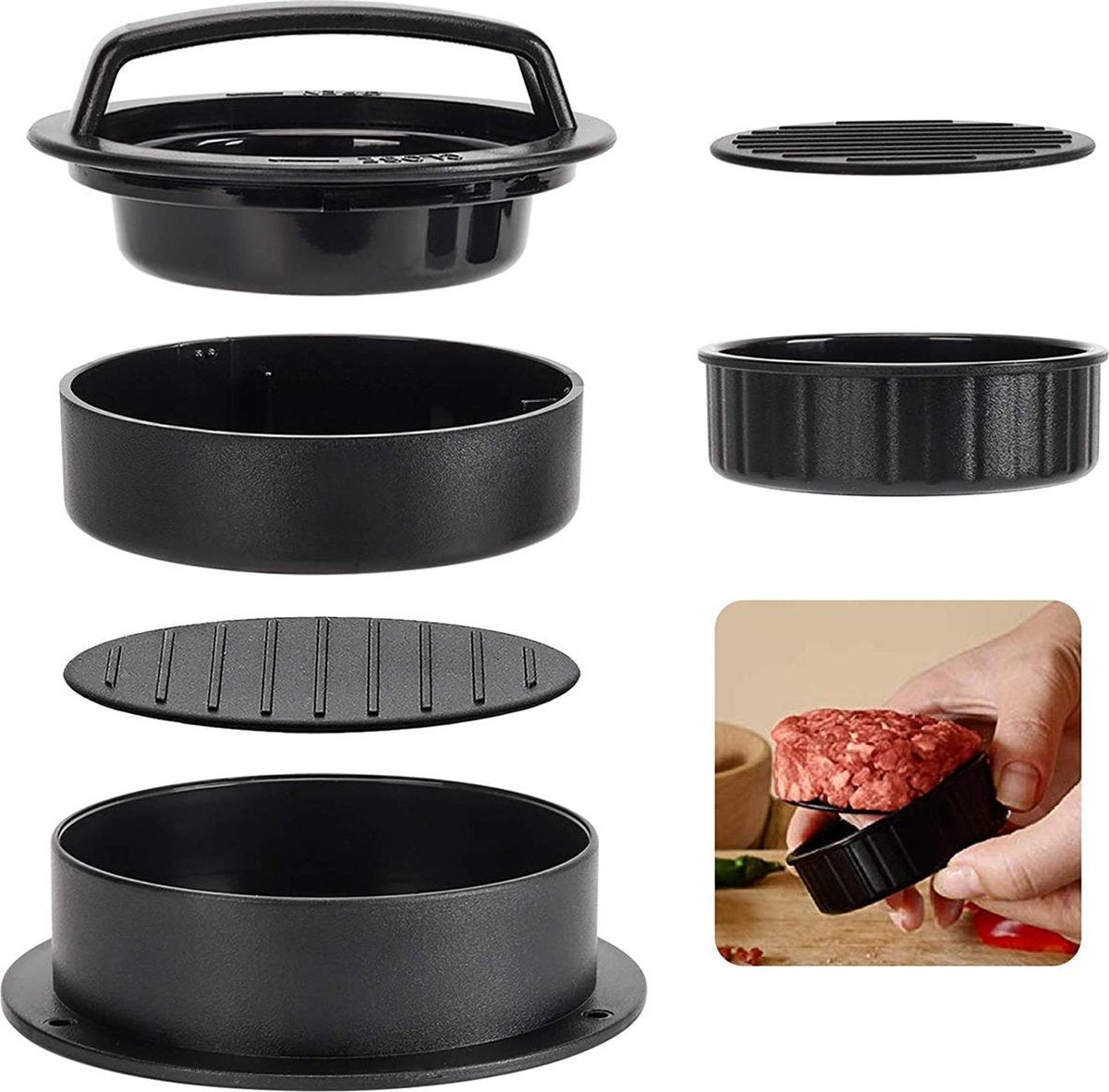 Hamburgerpers - Burgermaker - Hamburger Vormer