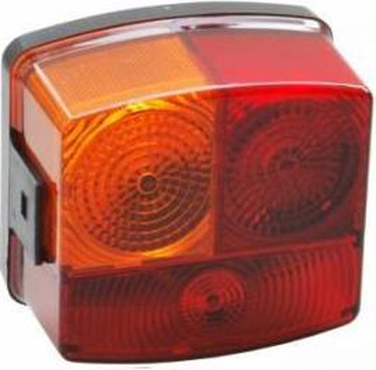 Achterlicht Links met kliksluiting 85x88x54 mm