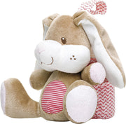 Saro Tas Voor Babyfles Konijn Rood/bruin/wit 23 Cm