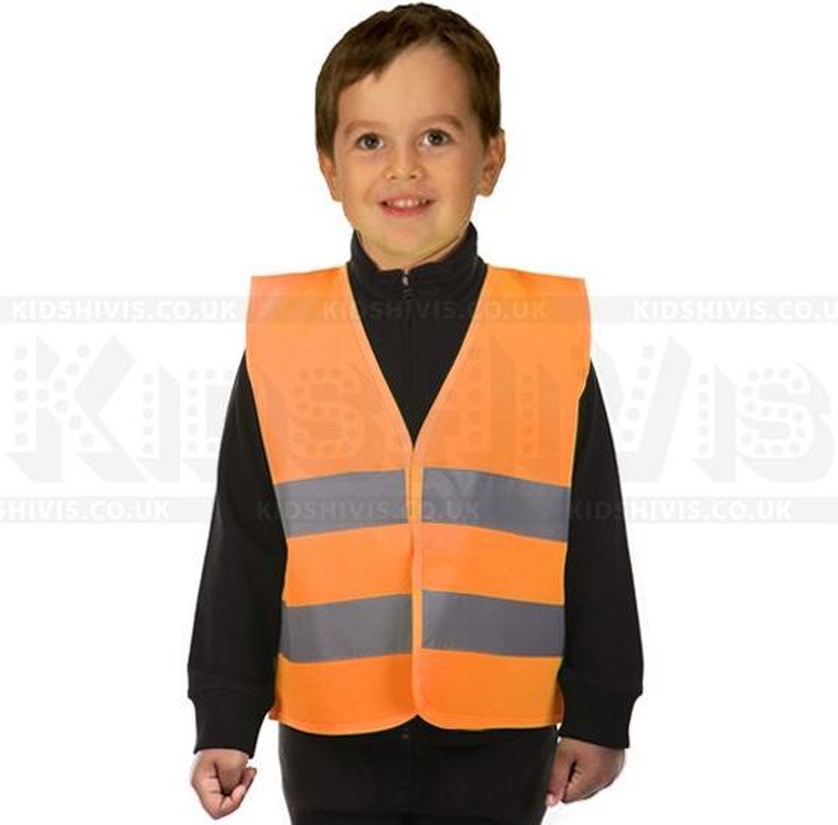 Doodadeals® | Veiligheidshesje kind | Veiligheidsvest kind | Oranje | 2 stuks