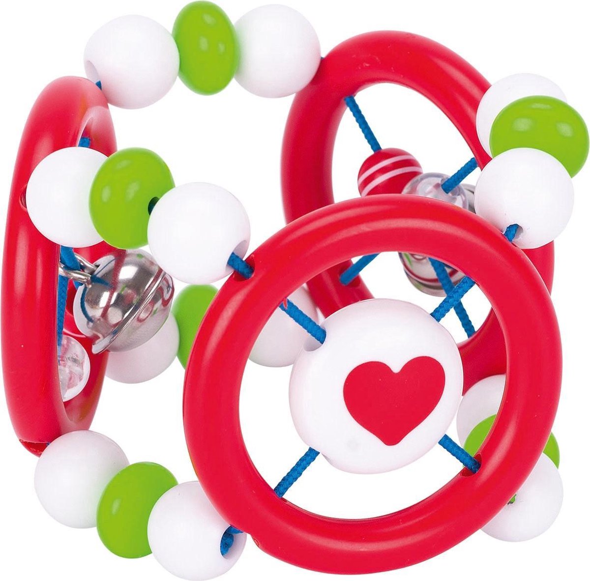 Heimess Bijtring Hart Plastic Met Elastiek
