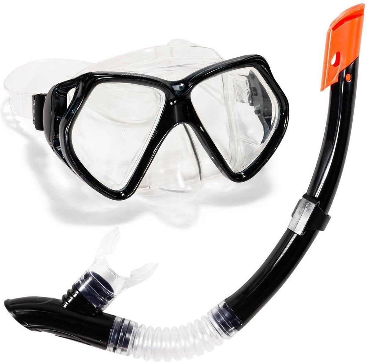 Atlantis Andros Combo - Snorkelset - Volwassenen - Grijs/Zwart