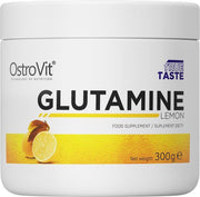 Aminozuren - Glutamine 300g OstroVit - Lemon + GRATIS Bulk Shaker 700ml