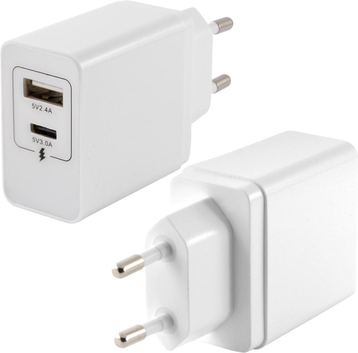 Ksix BXCDC02 oplader voor mobiele apparatuur Binnen Wit