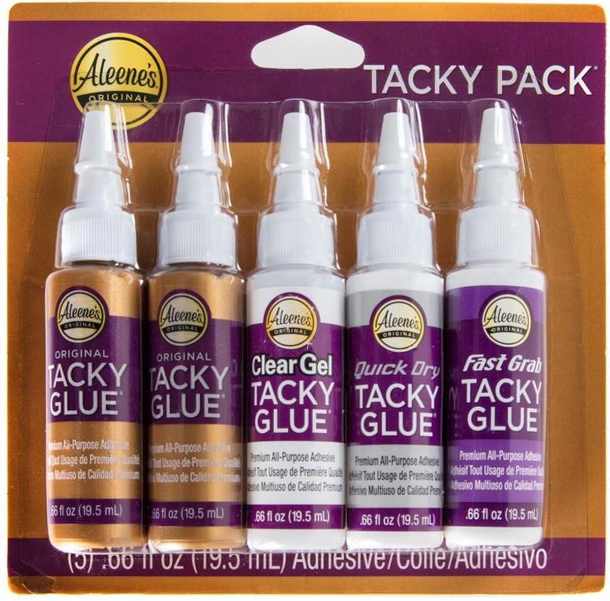 Aleene's - Tacky Glue - 4 varianten - per 5 verpakt.