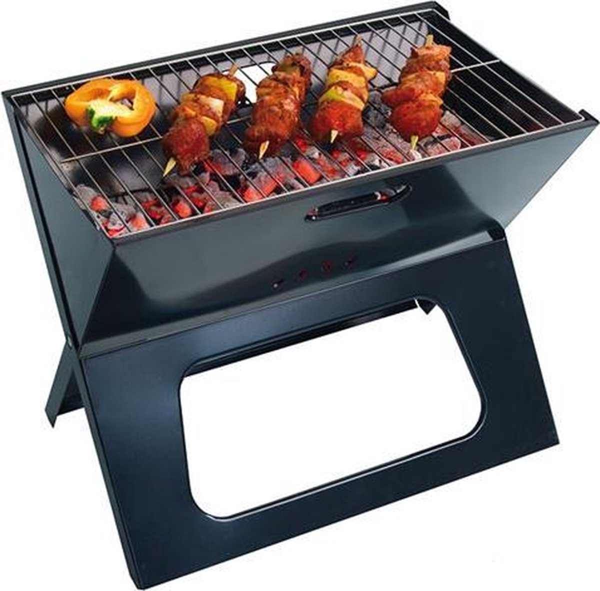 BBQ Notebook Houtskool Barbecue Zwart