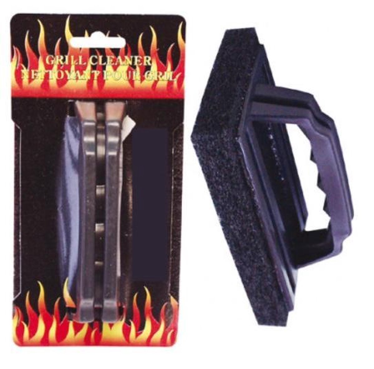 Barbecue / Grillreiniger spons met handvat 15