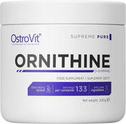 Aminozuren - Ornithine Poeder Puur 200g OstroVit -  + GRATIS Bulk Shaker 700ml
