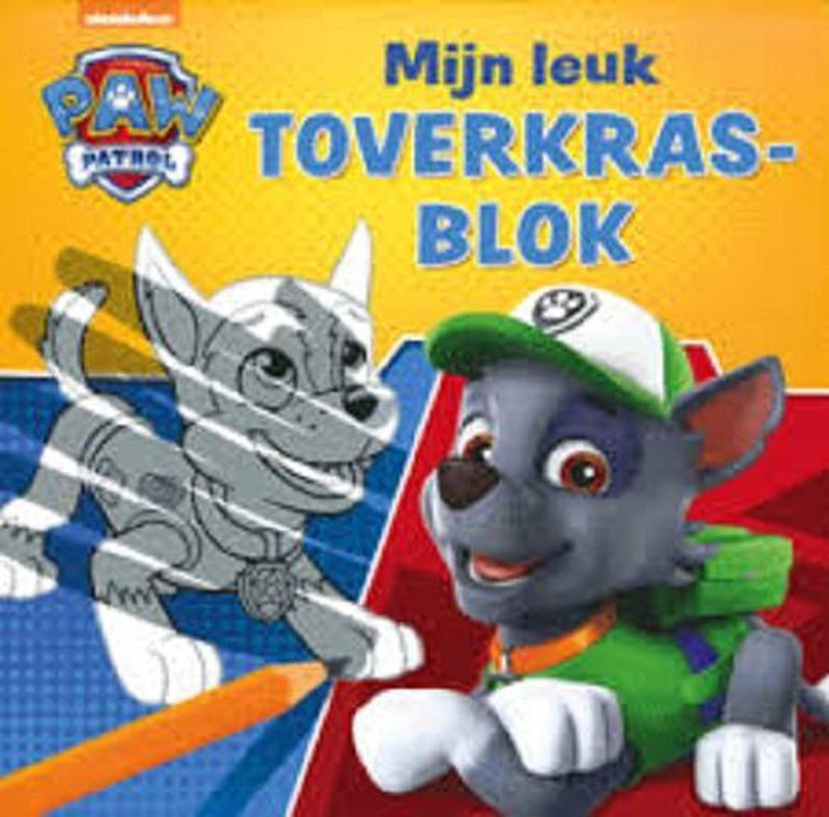 Toverkrasblok Paw Patrol - toverblok - krasblok