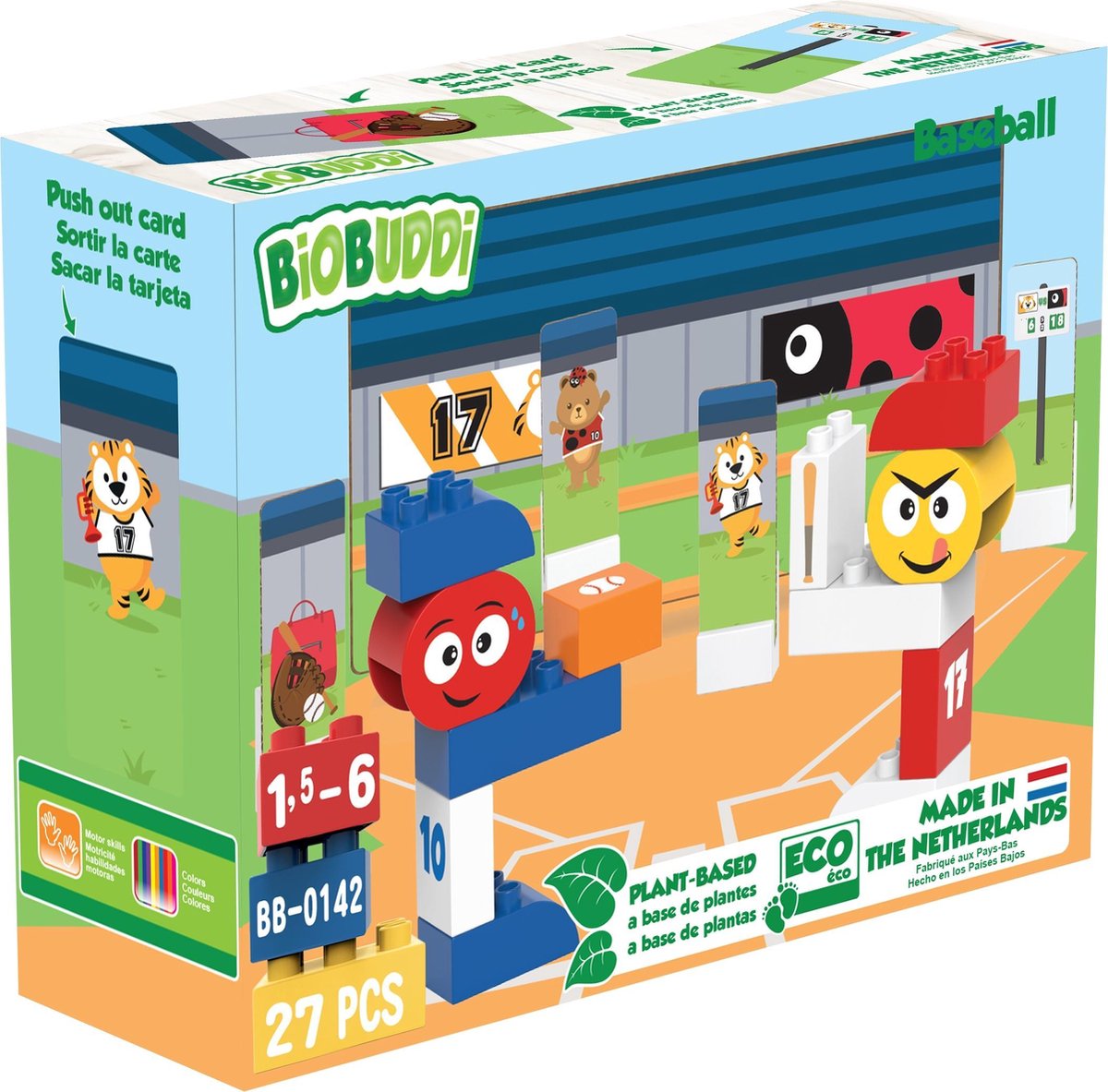 BiOBUDDi Characters Baseball - 27 delig