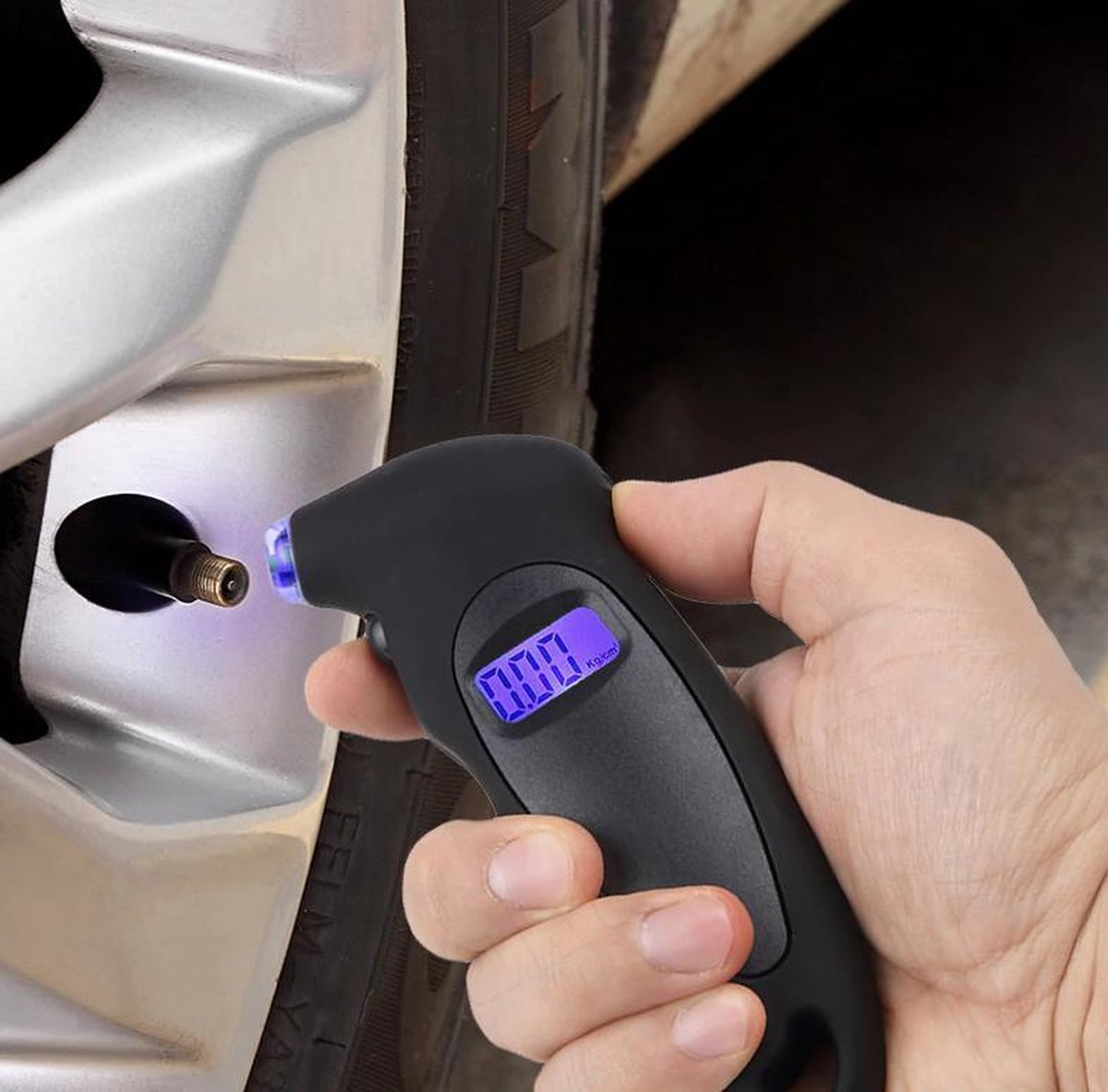 Digitale bandenspanningsmeter | Digital tire gauge | Voor autobanden