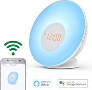 Greenure Wake Up Light met App Pro - White Noise Machine - Wekker - Slaaptrainer - Google Hom