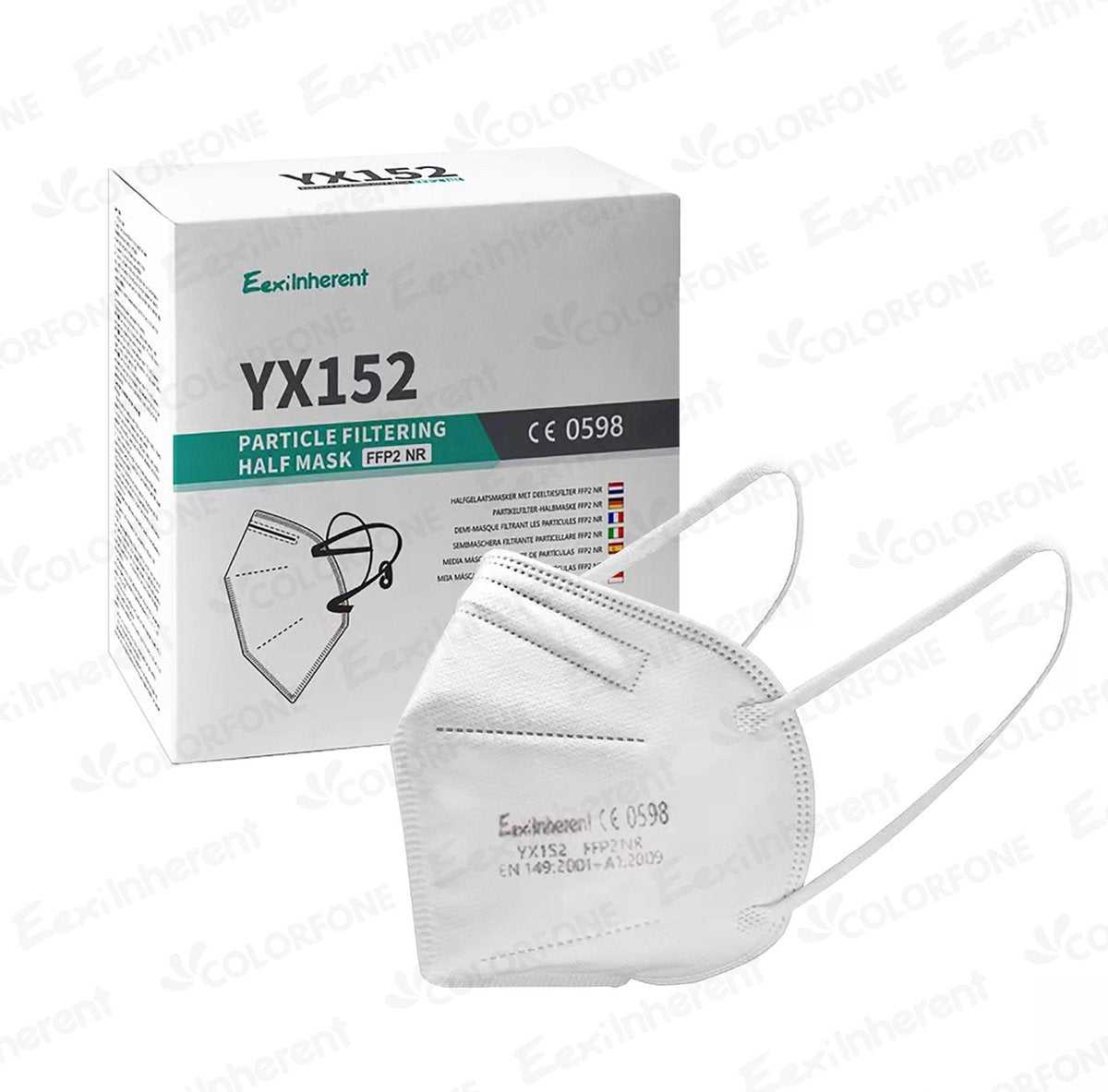 Eexi Inherent - FFP2 Mondkapjes 20 stuks - CE Gecertificeerd