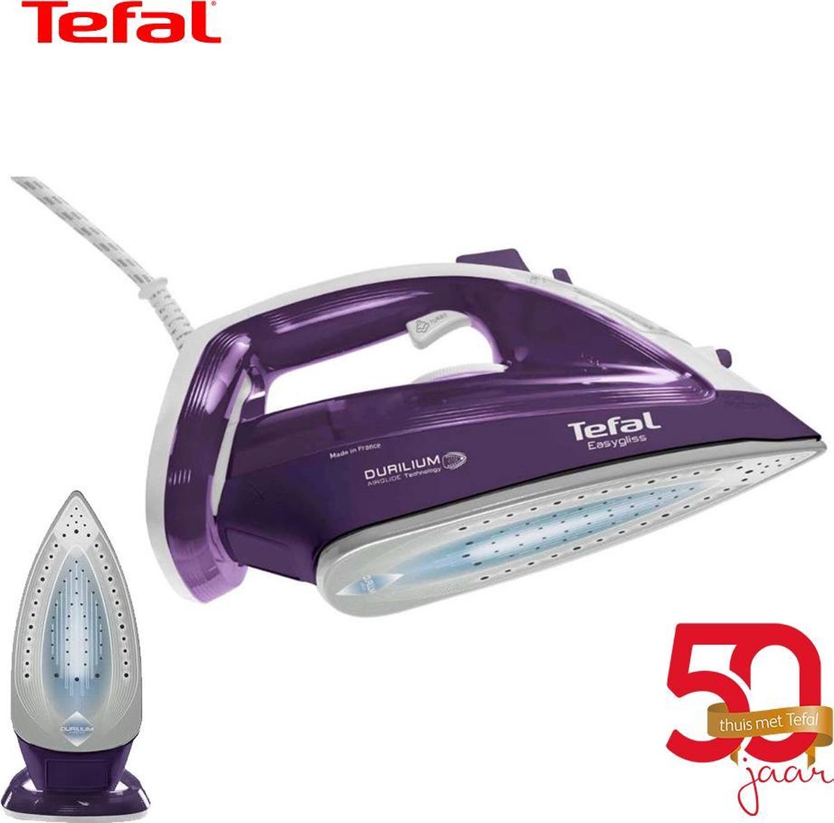 Tefal Easygliss Stoomstrijkijzer 2400W - FV3970E0