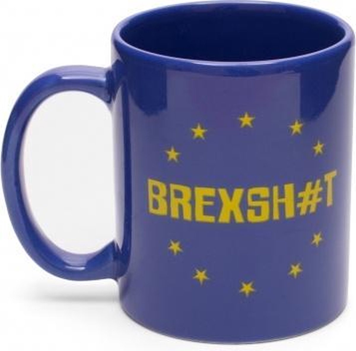 Thumbsup! Keramiek 'brexsh#t' Mok Blauw