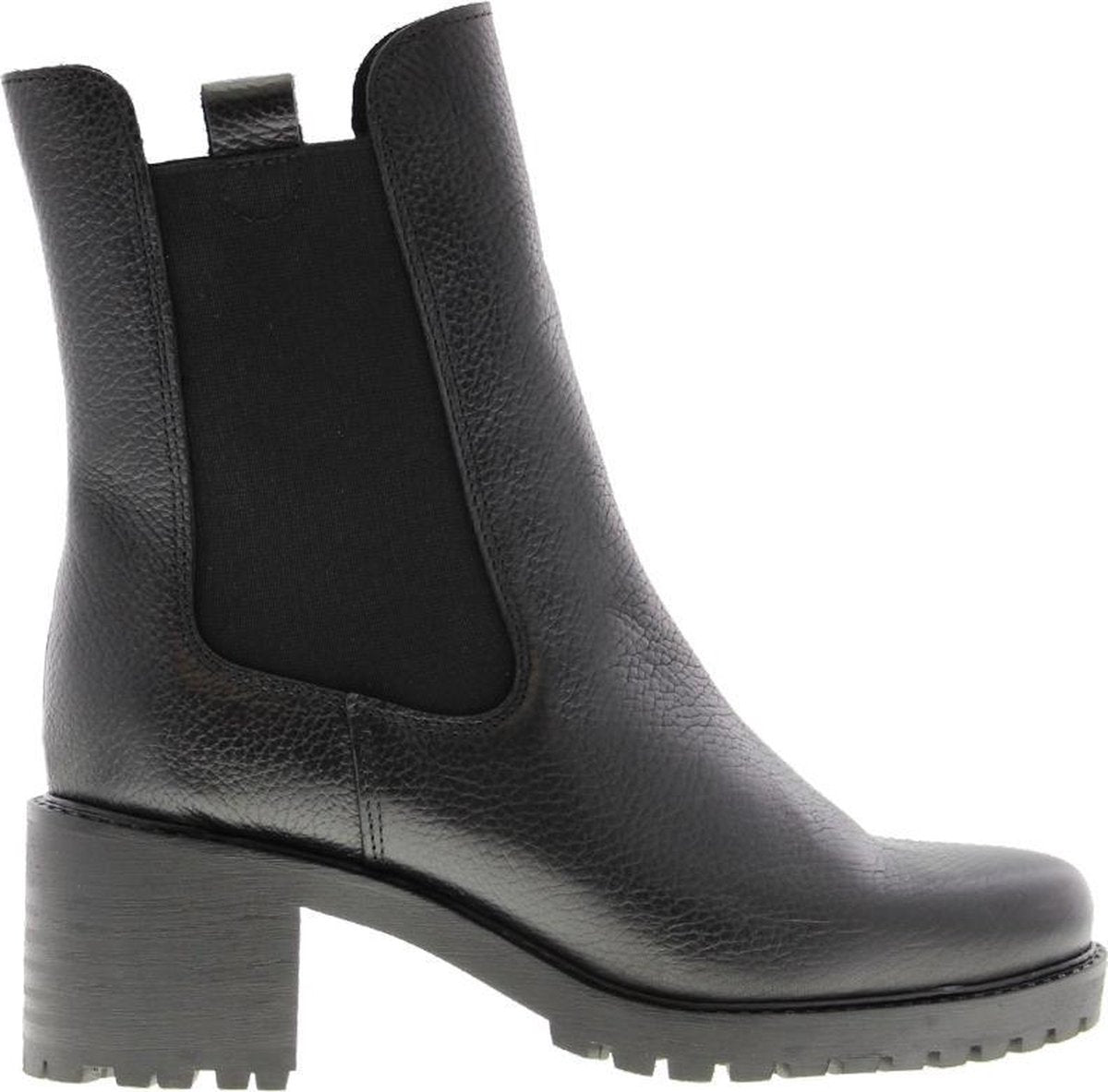 Tango Emily sportive 19-a black leather chelsea boot - black sole