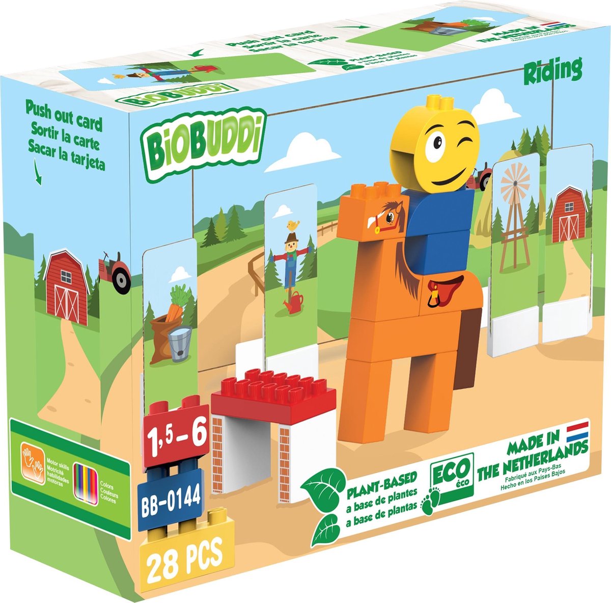 BiOBUDDi Characters Riding - 28 delig
