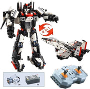 Cadabricks technisch bouwpakket - Bestuurbare robot & straaljager (2in1)