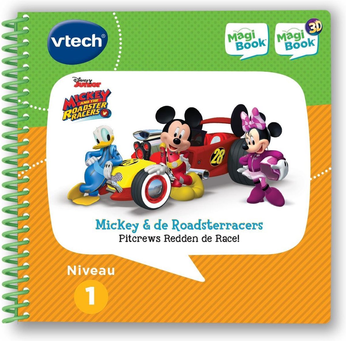 VTech MagiBook Activiteitenboek Mickey & The Roadster Racers - Educatief Babyspeelgoed