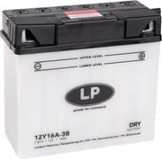 Landport Dry Motor/Scooter accu 12Y16A-3B | 12V / 19AH / 240CCA