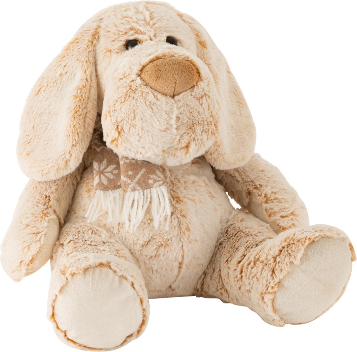 J-Line Hond Sjaal Pluche Beige Large