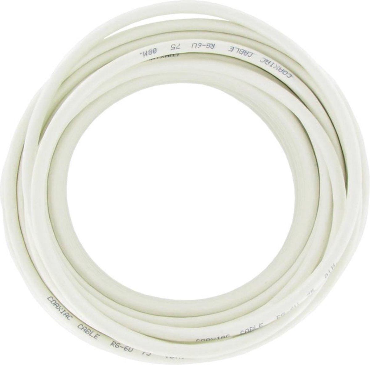 KOPP coaxkabel | Ø 6.5mm | 75 Ohm | wit | 20 meter