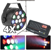 MAX PartyPar lichtset met standaard