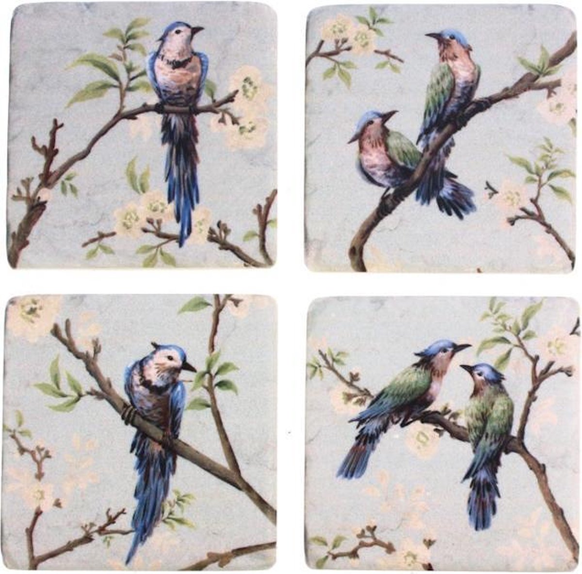 Onderzetters Vogels op tak
