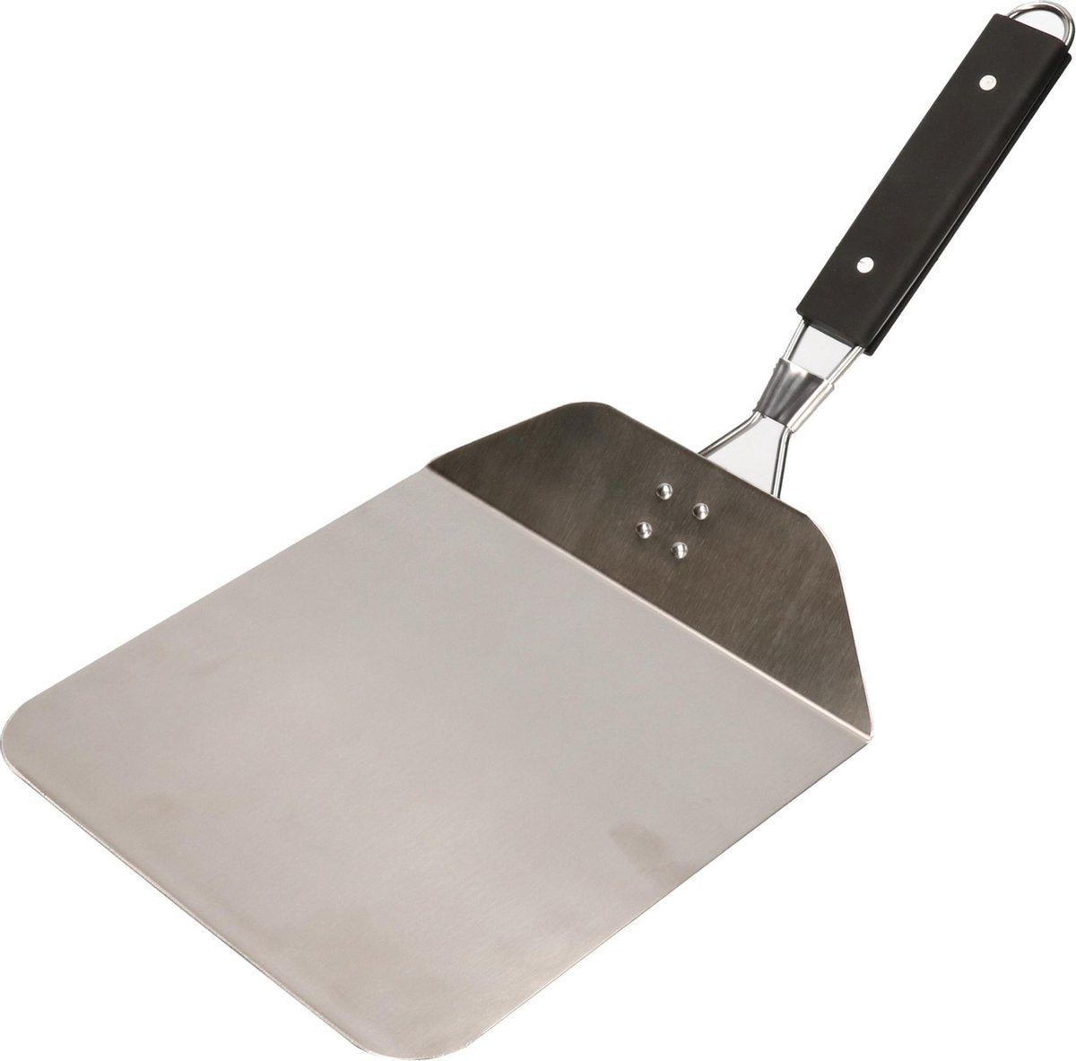 Inklapbare pizzaschep RVS 28 x 25 x 6 cm - Pizza of brood maken - Broodschep