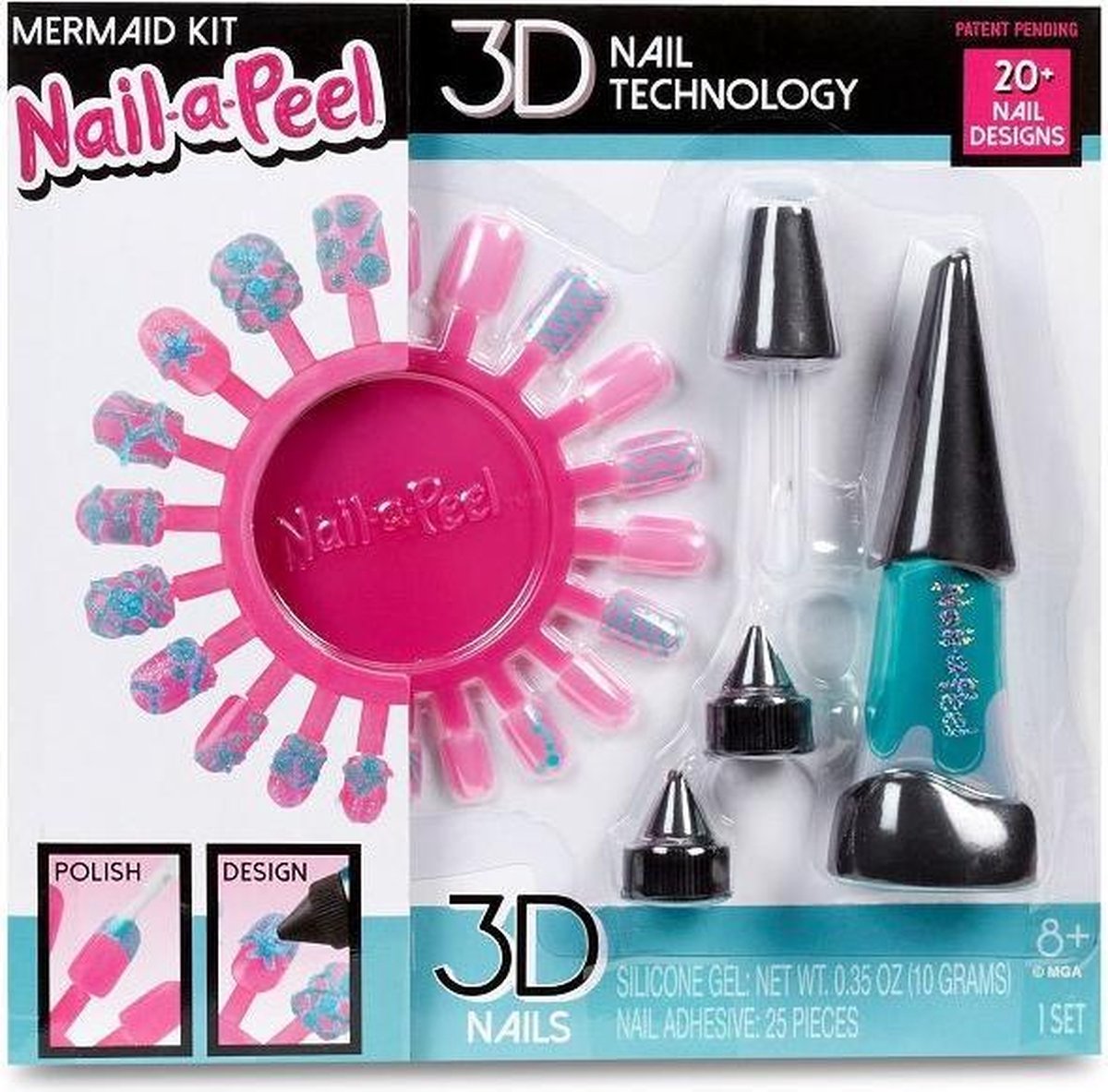 Nail-a-Peel Starter Kit- Mermaid Kit