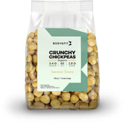 Body & Fit Crunchy Chickpeas - Biologische Knapperige Kikkererwten - Humus Smaak - 120 gram (1 zak)