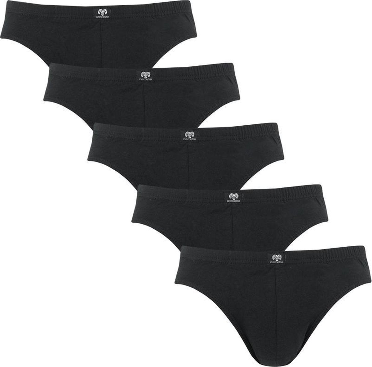 CECEBA 5P slips basic zwart - 3XL