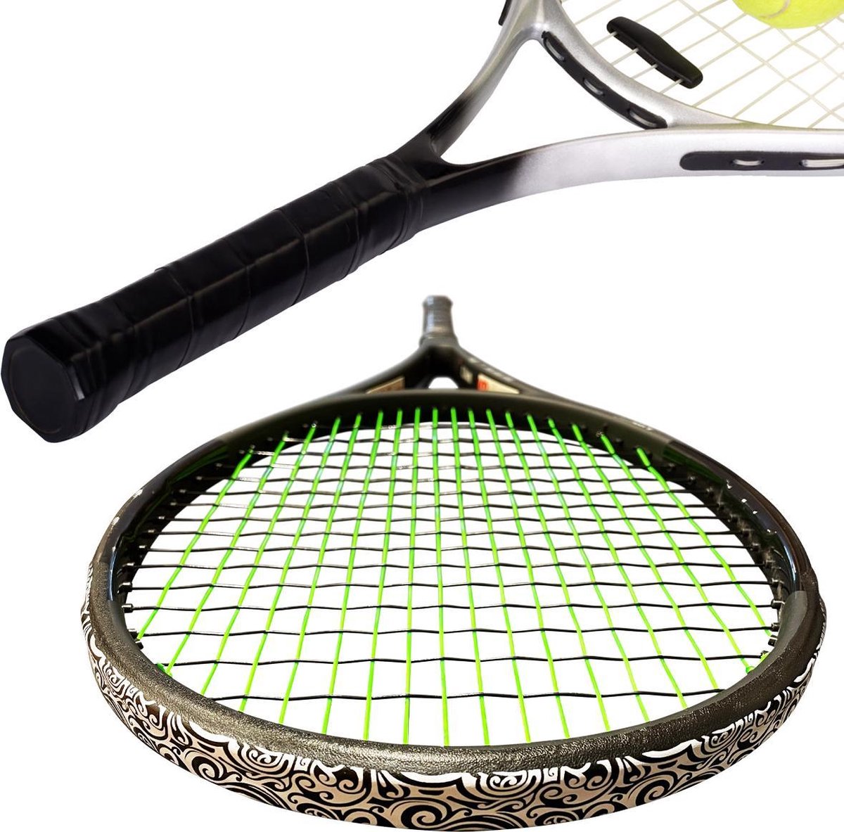 Dempertje.nl - Tennis Overgrip + Toptape Trible - 1 stuk