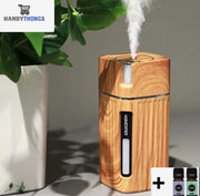 3in1 Aroma Diffuser INCL. 2 GRATIS Flesjes Etherische Olie - 300ML Aromadiffuser - Luchtbevochtiger - Aromatherapie - Waterverdamper - Elektrische Geurverspreider - Fogger