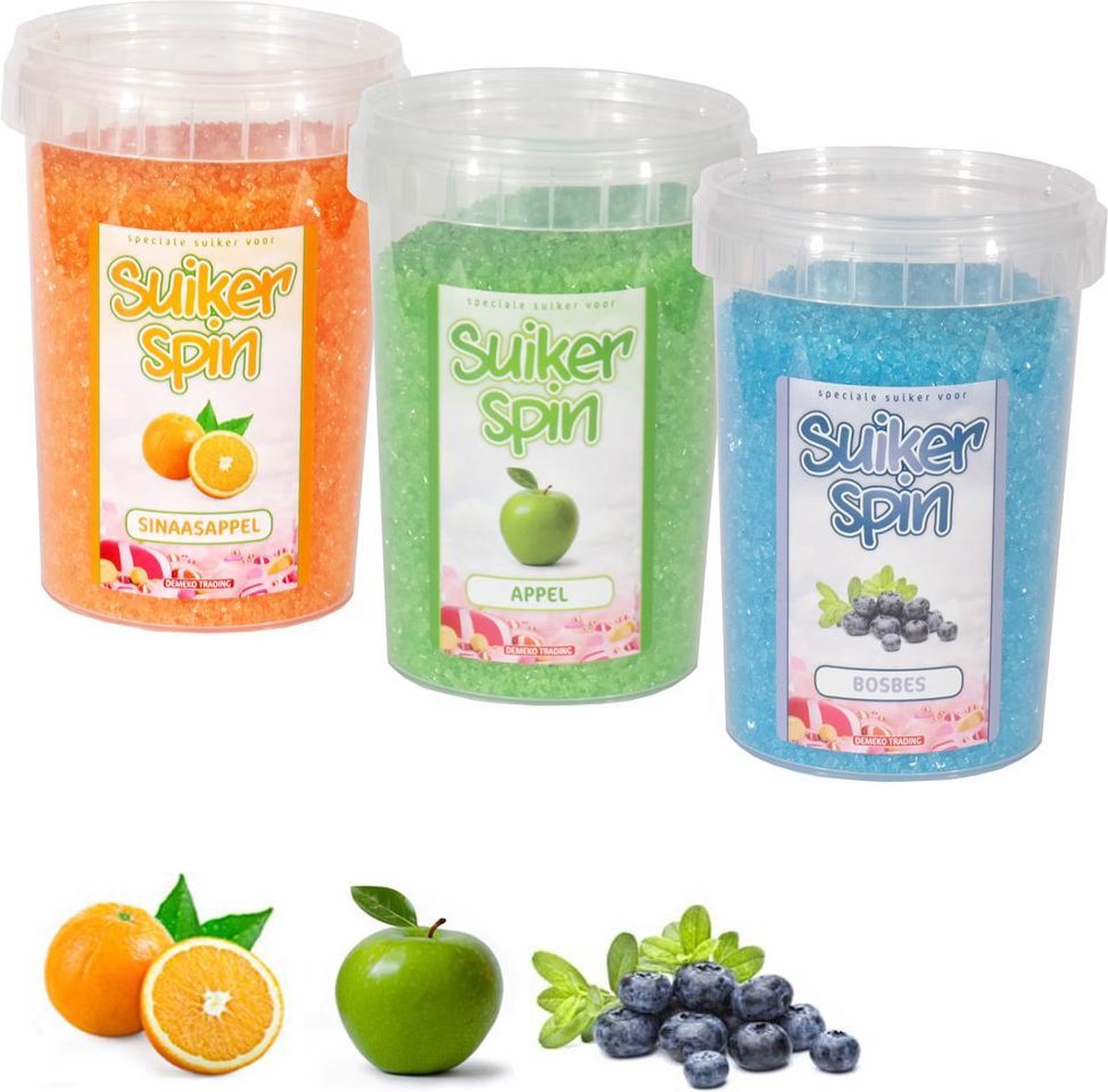 Suikerspinsuiker fruitmix 3