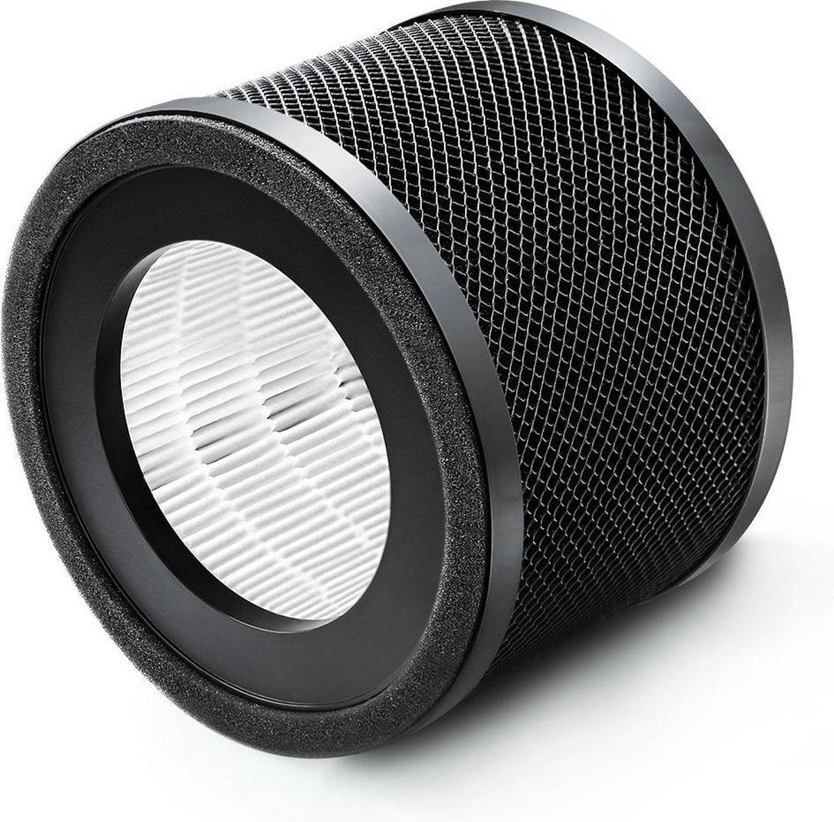 Filter-HEPA Filter-Luchtreiniger Filter -Compatibel met BY-AP001 Luchtreiniger -Vervangingsfilter-3-in-1 -True HEPA Filter -Zwart