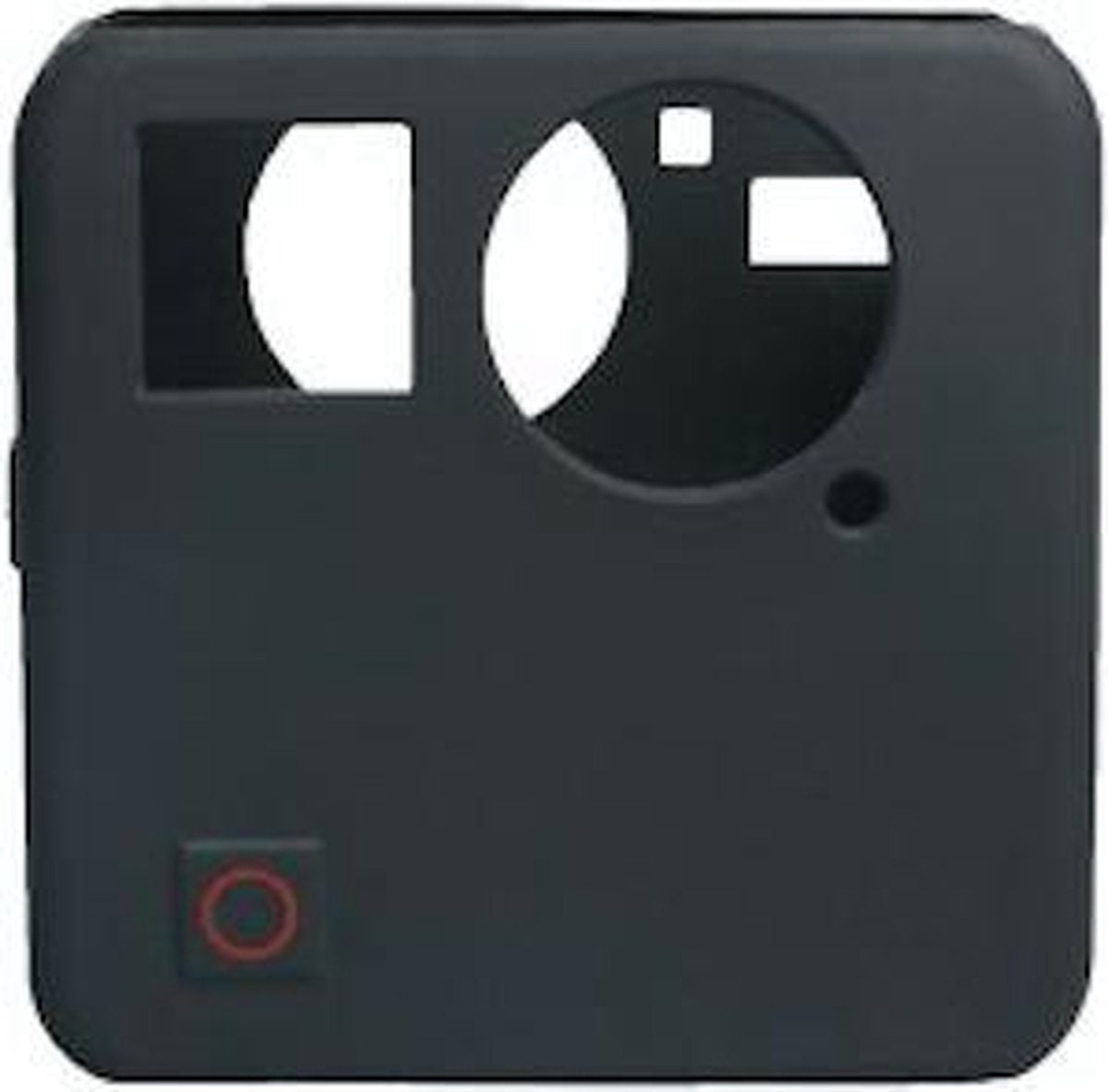 Pro Series Soft Siliconen Case Cover  voor GoPro Fusion - Zwart