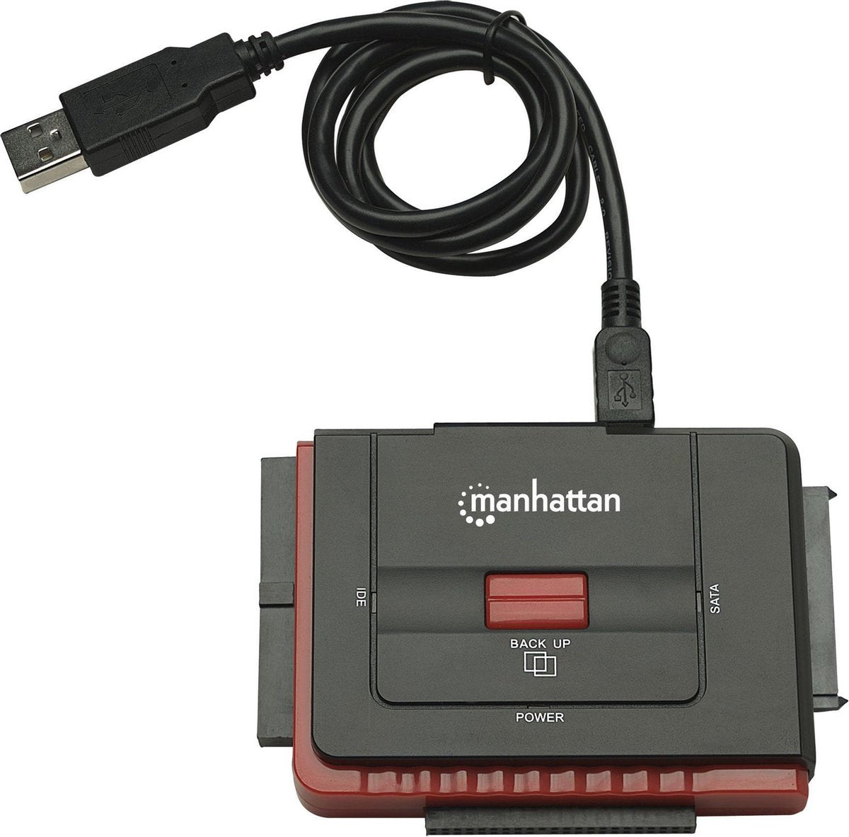 Manhattan USB 2.0 Aansluitkabel [1x USB-A 2.0 stekker - 1x SATA-bus 7-polig
