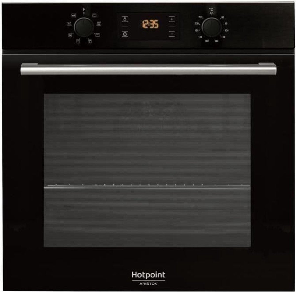 HOTPOINT FA2 544 JC BL HA - Elektrisch Ingebouwde Multifunctionele Oven-71L-Catalyse-A-Black