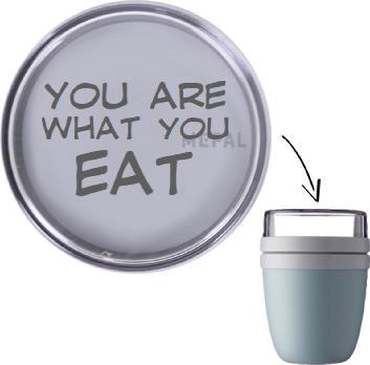 Mepal Ellipse Lunchpot - 2 compartimenten - Nordic Green