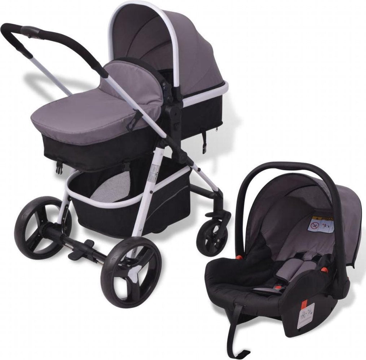 3 in 1 kinderwagen  met auto zit